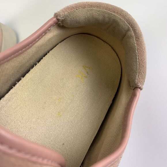 Vionic Jean Suede Sneaker Slip On Pink Comfort Leather No Lace Up Womens 8.5 - Picture 8 of 13
